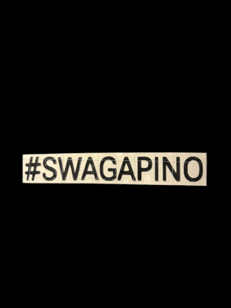 #SWAGAPINO BLACK DECAL