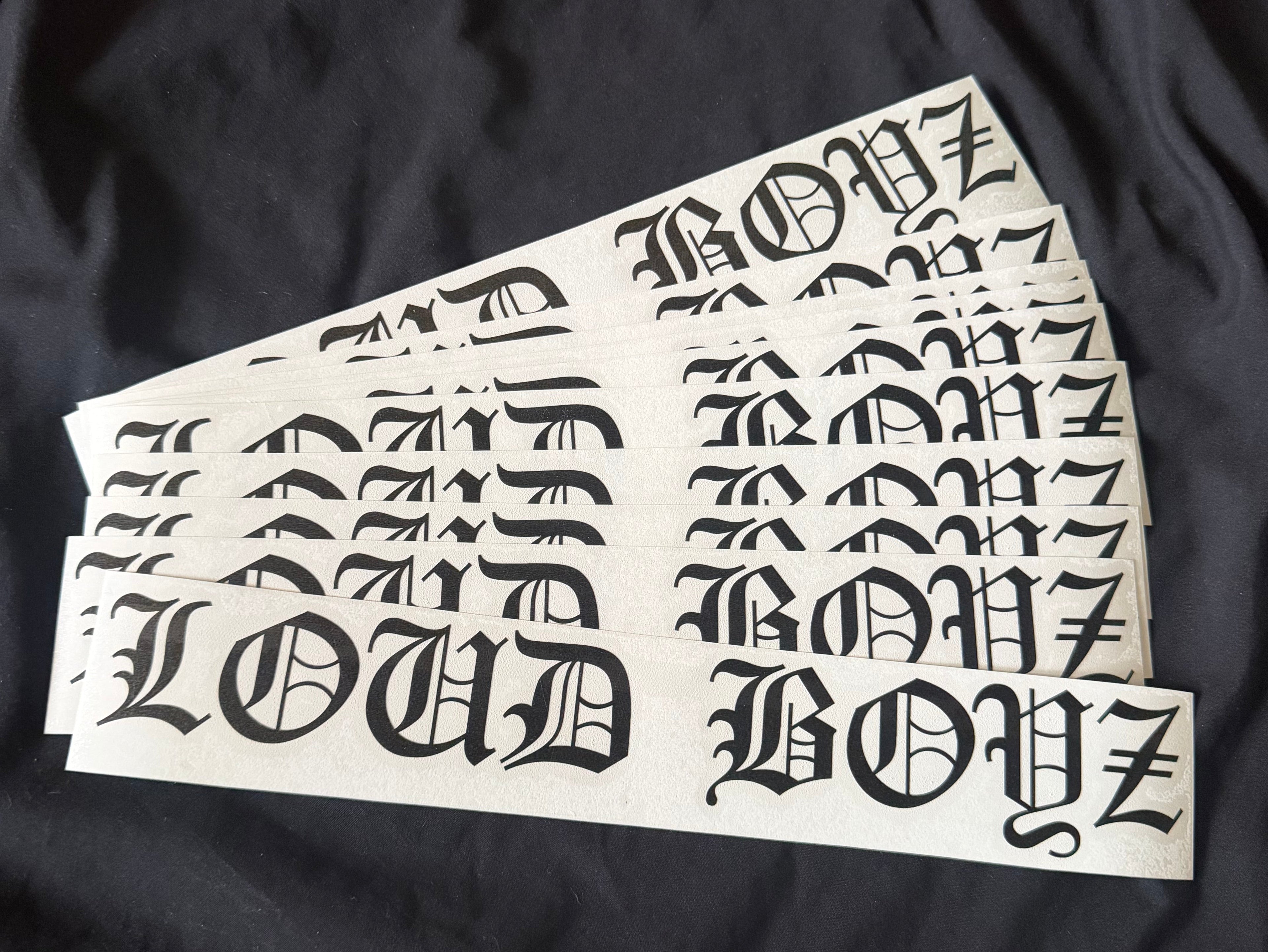 BLACK LOUD BOYZ DECAL