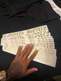 GOLD DECALS🤫